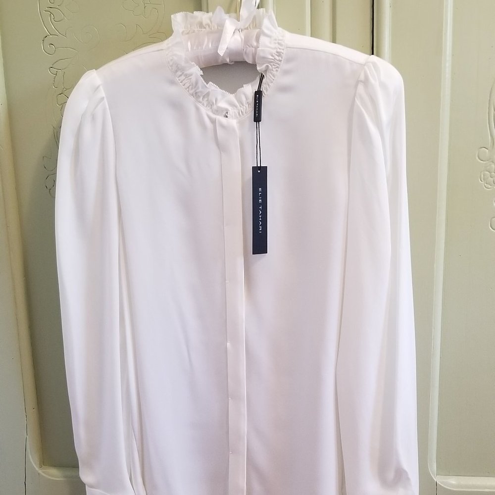 Elie Tahari Ciara Silk Blouse